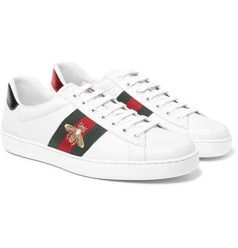 gucci ace white trainers|white Gucci trainers men's.